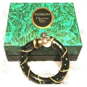 SOLD! VINTAGE DIOR POISON BRACELET w/ ORIGINAL BOX